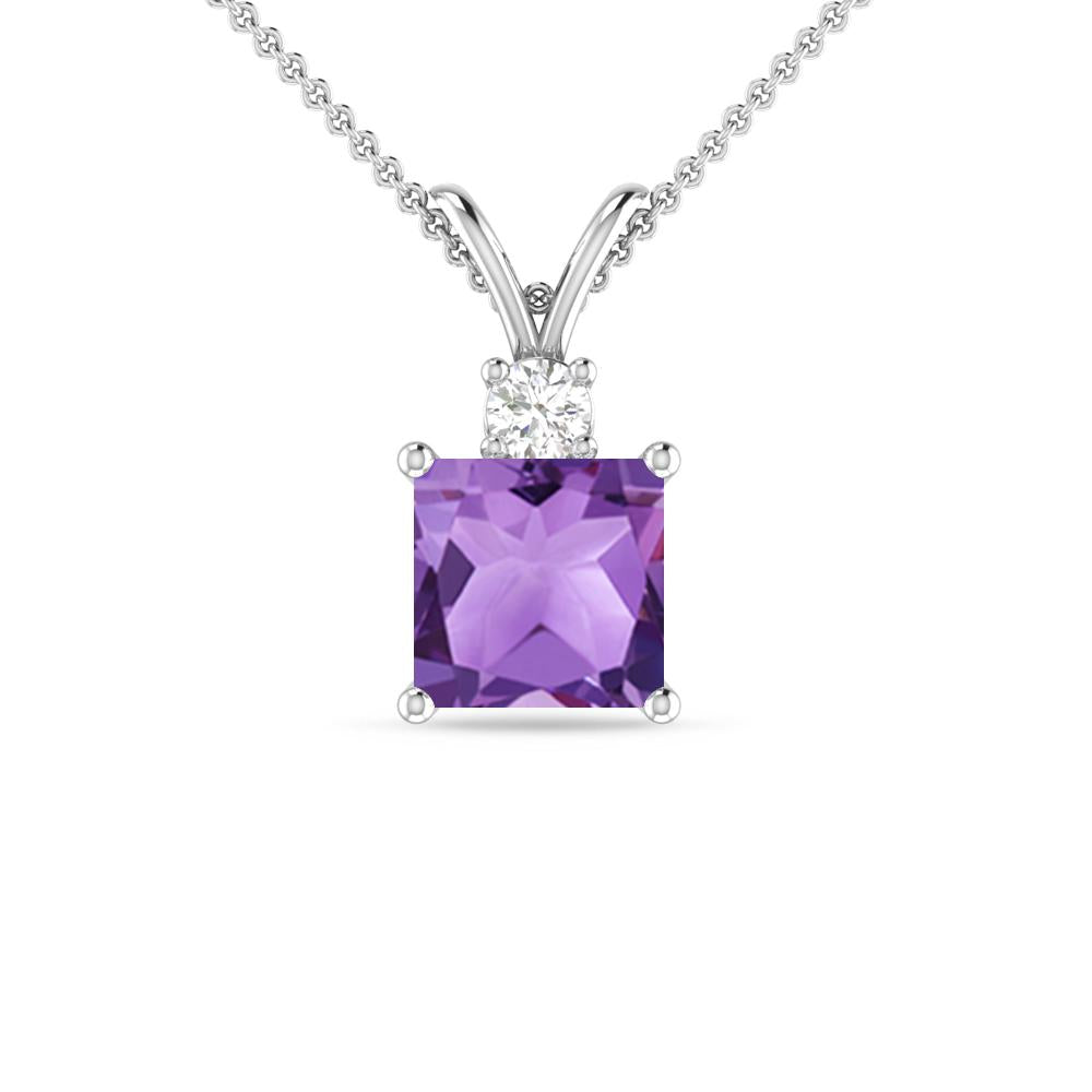 White Gold - Amethyst