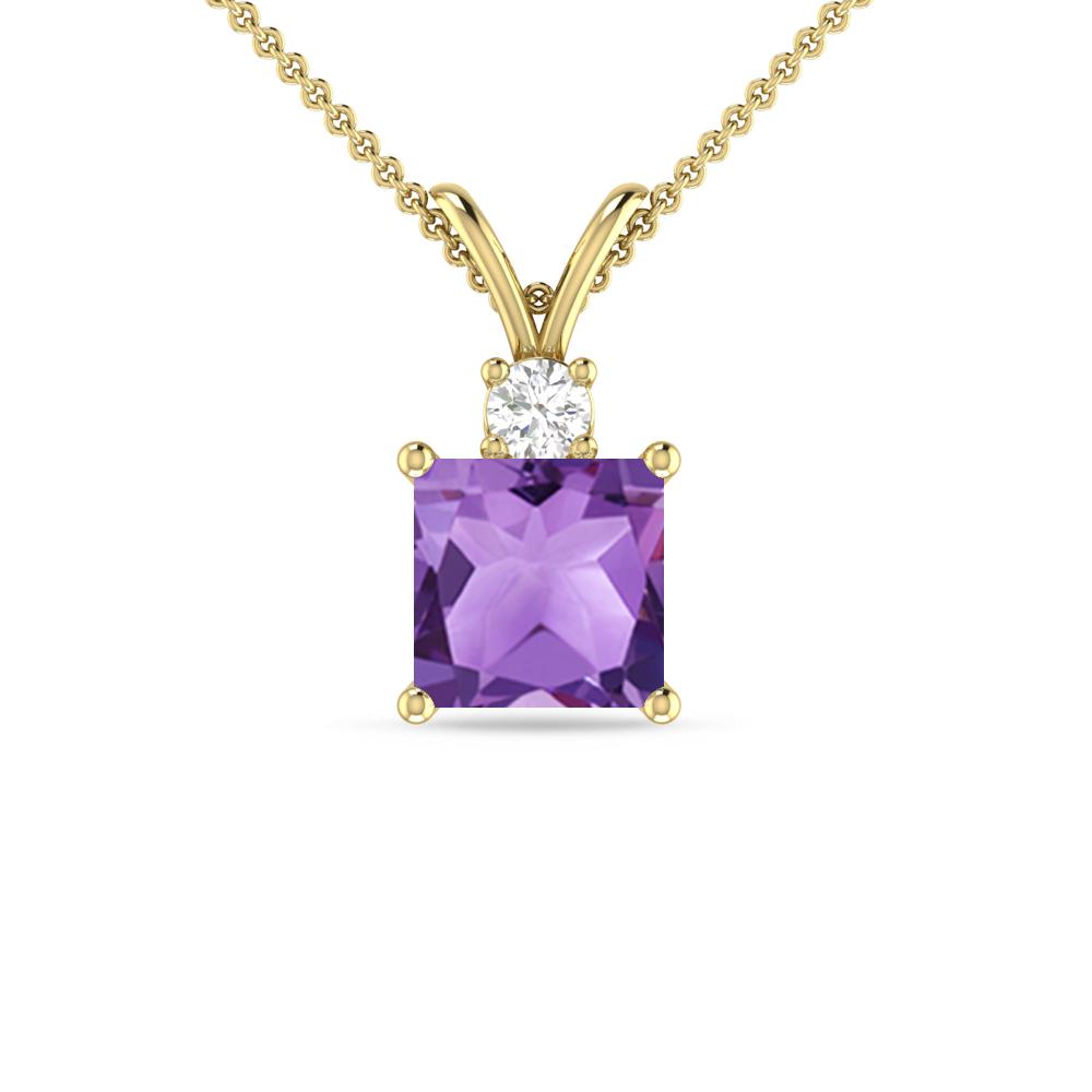 Yellow Gold - Amethyst