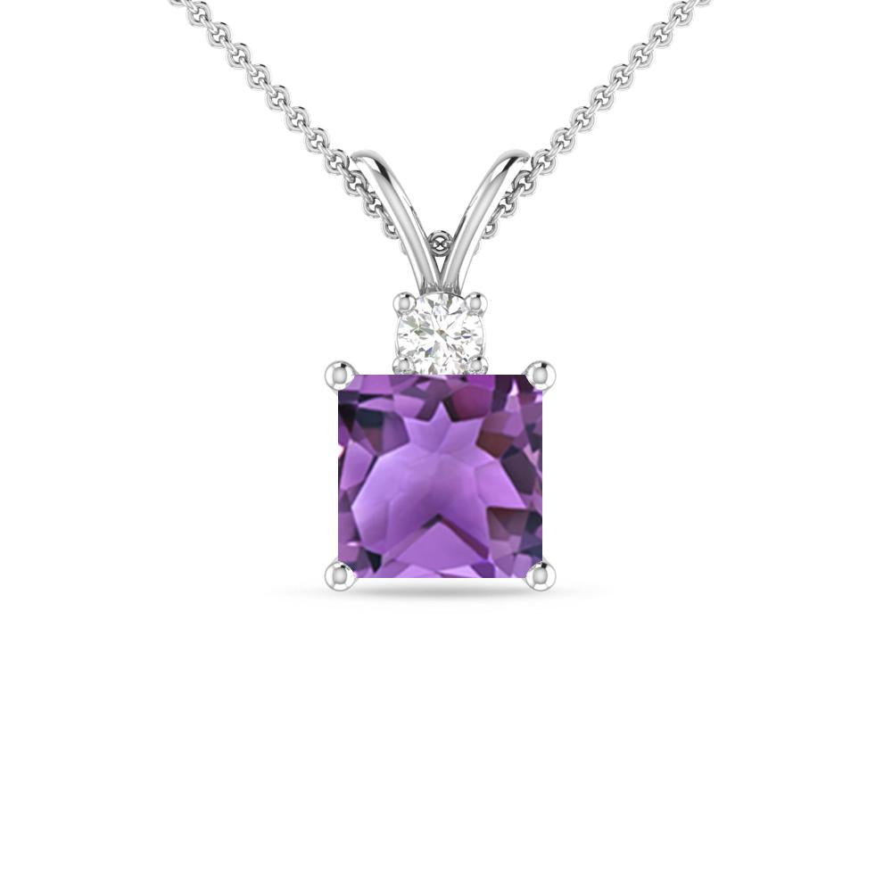 White Gold - Amethyst