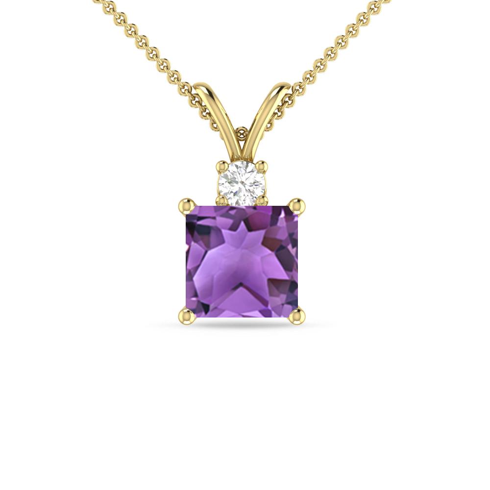 Yellow Gold - Amethyst