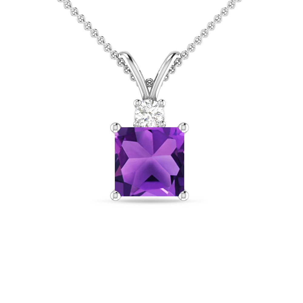 White Gold - Amethyst