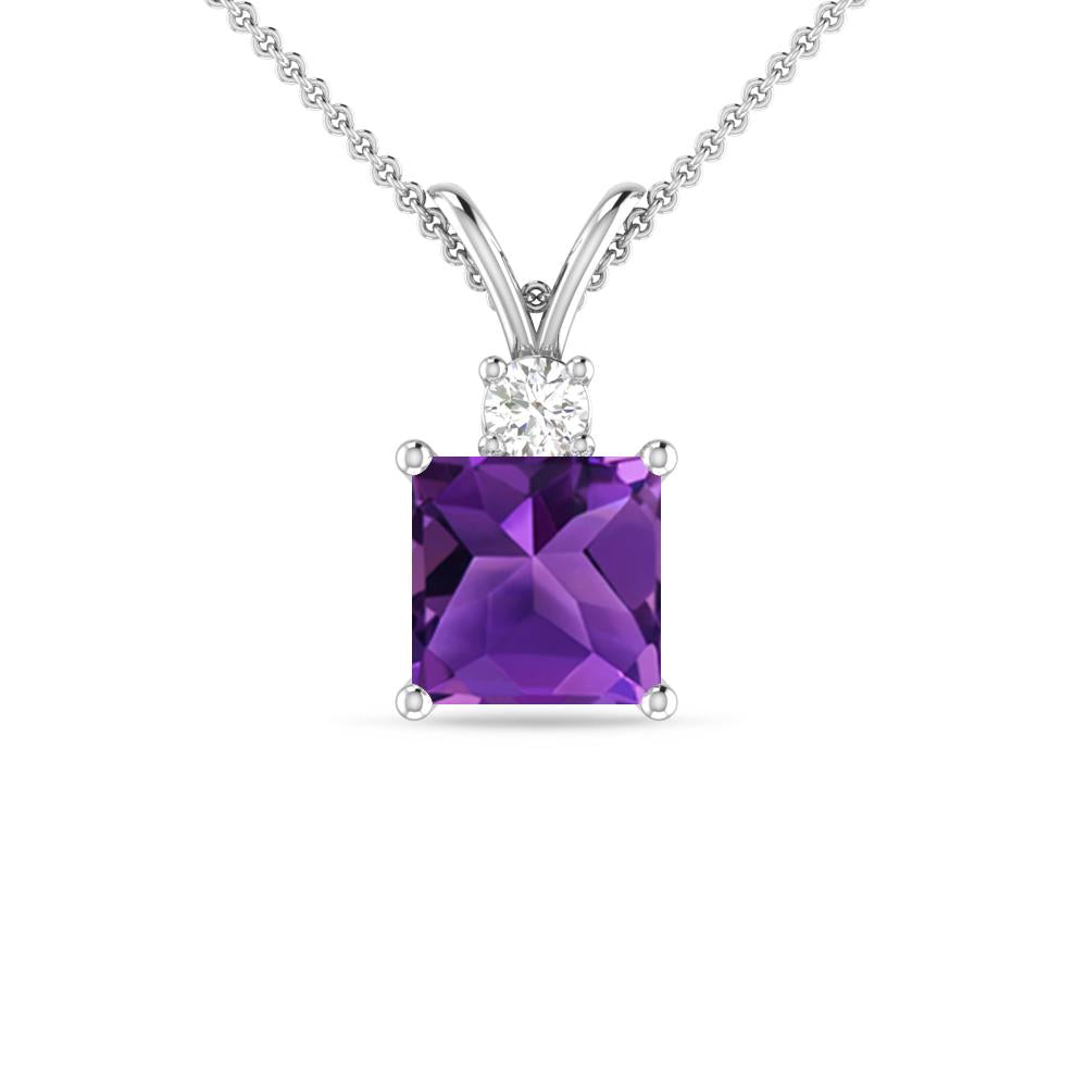 White Gold - Amethyst