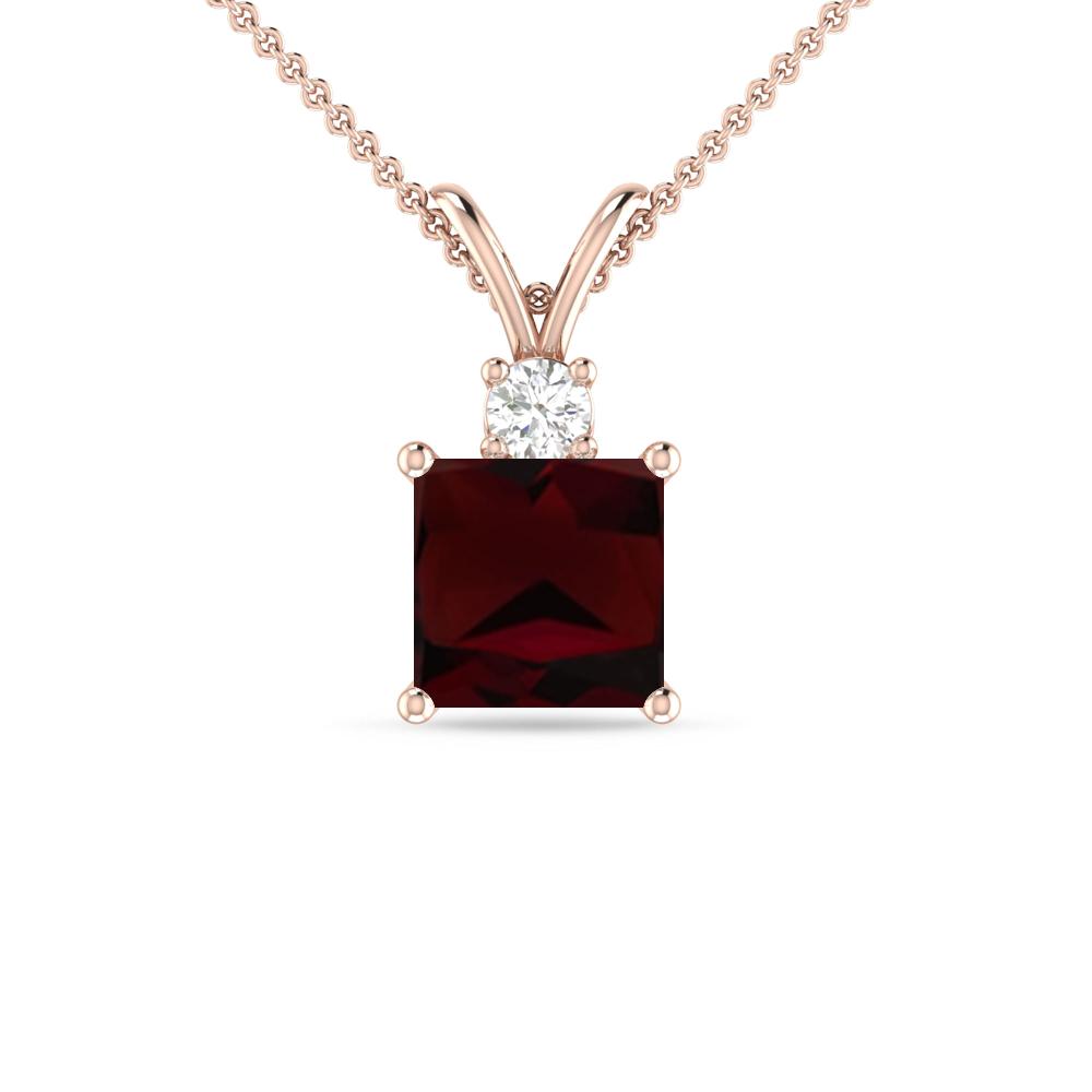 Rose Gold - Garnet