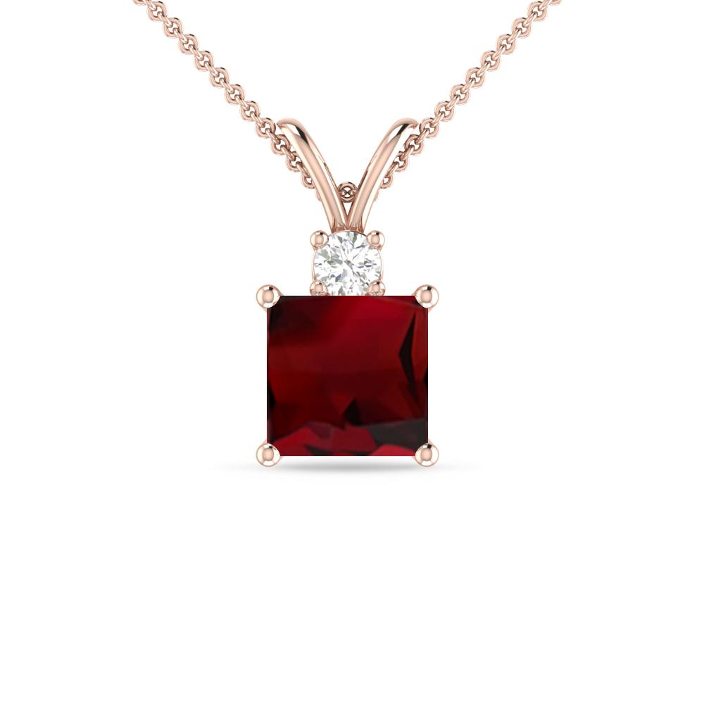 Rose Gold - Garnet