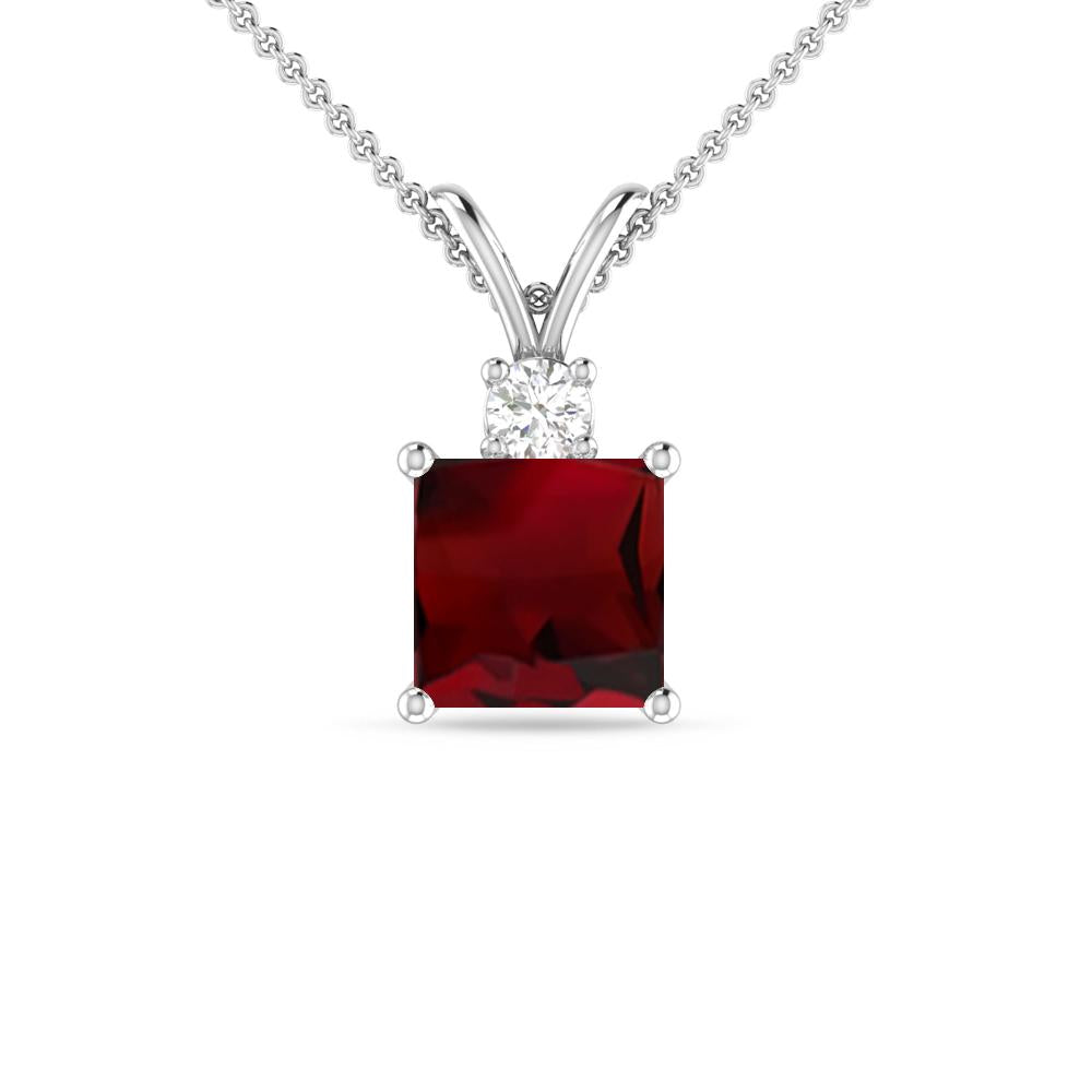 White Gold - Garnet