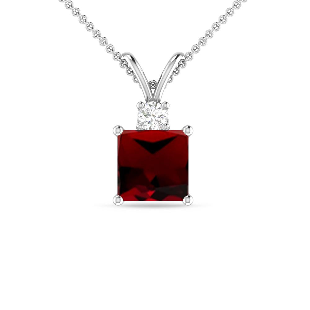 White Gold - Garnet