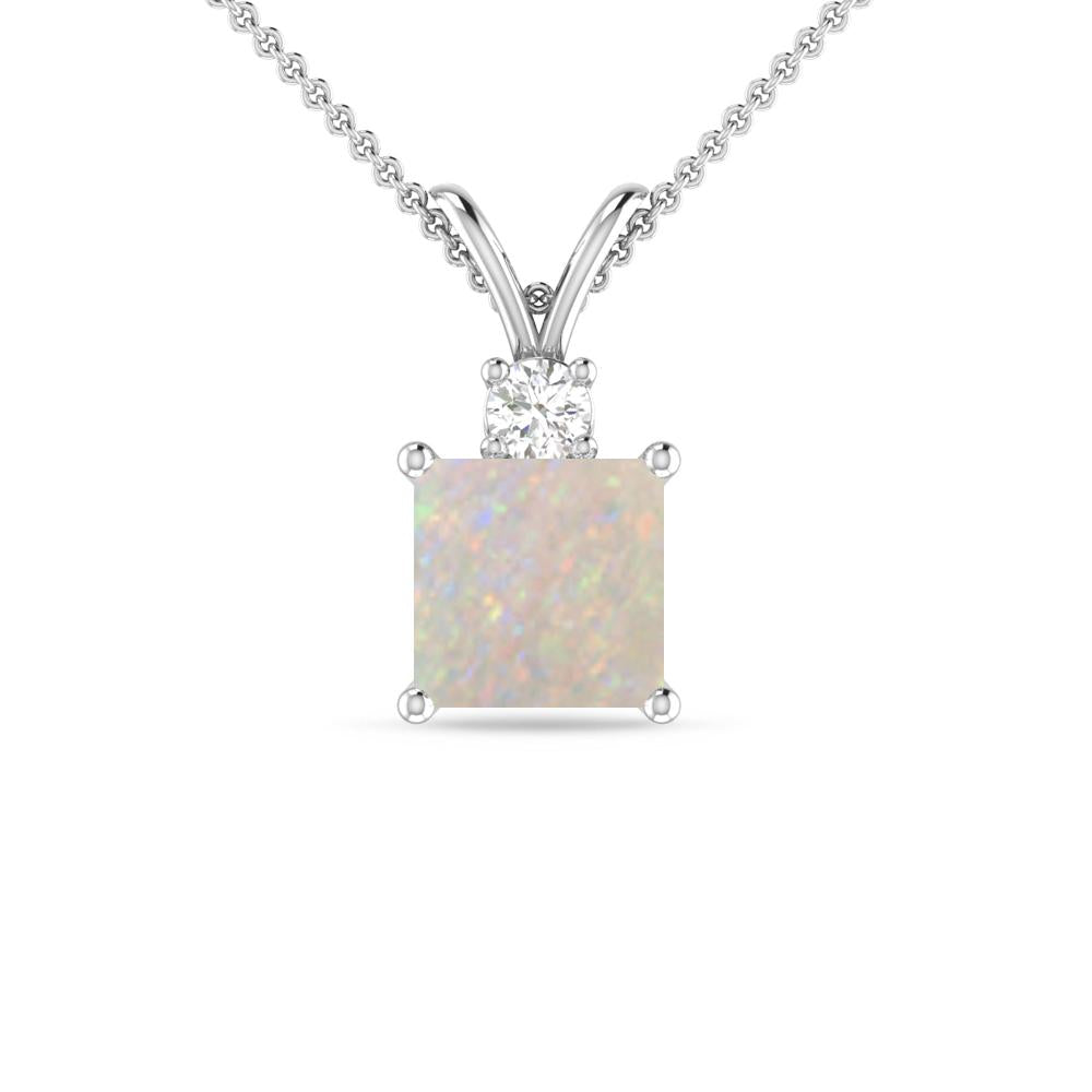 White Gold - Opal