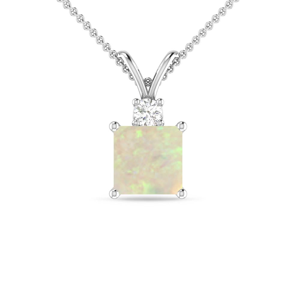 White Gold - Opal