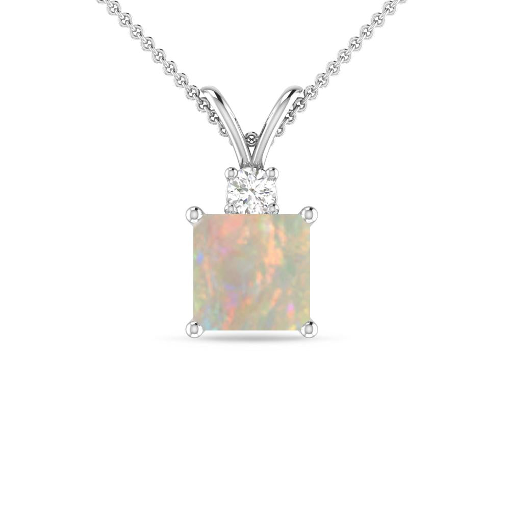 White Gold - Opal