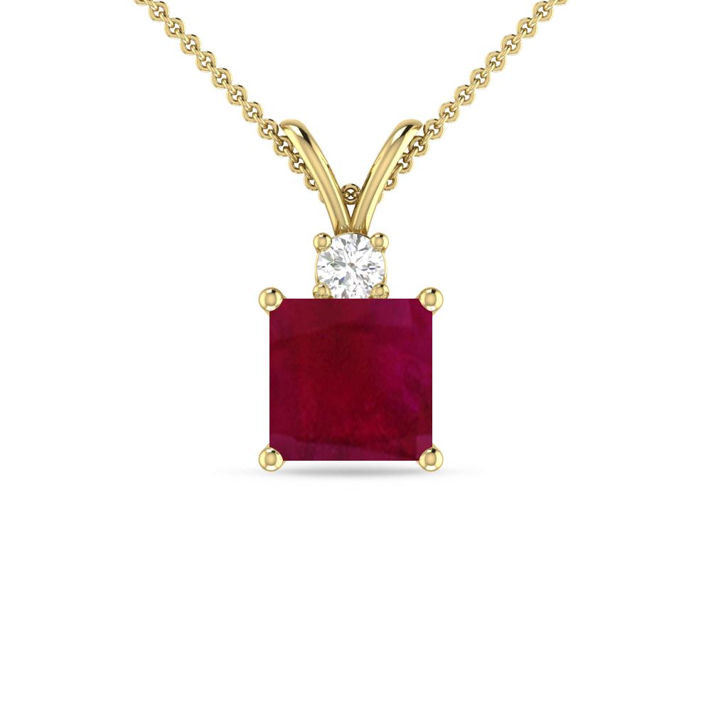 Yellow Gold - Ruby