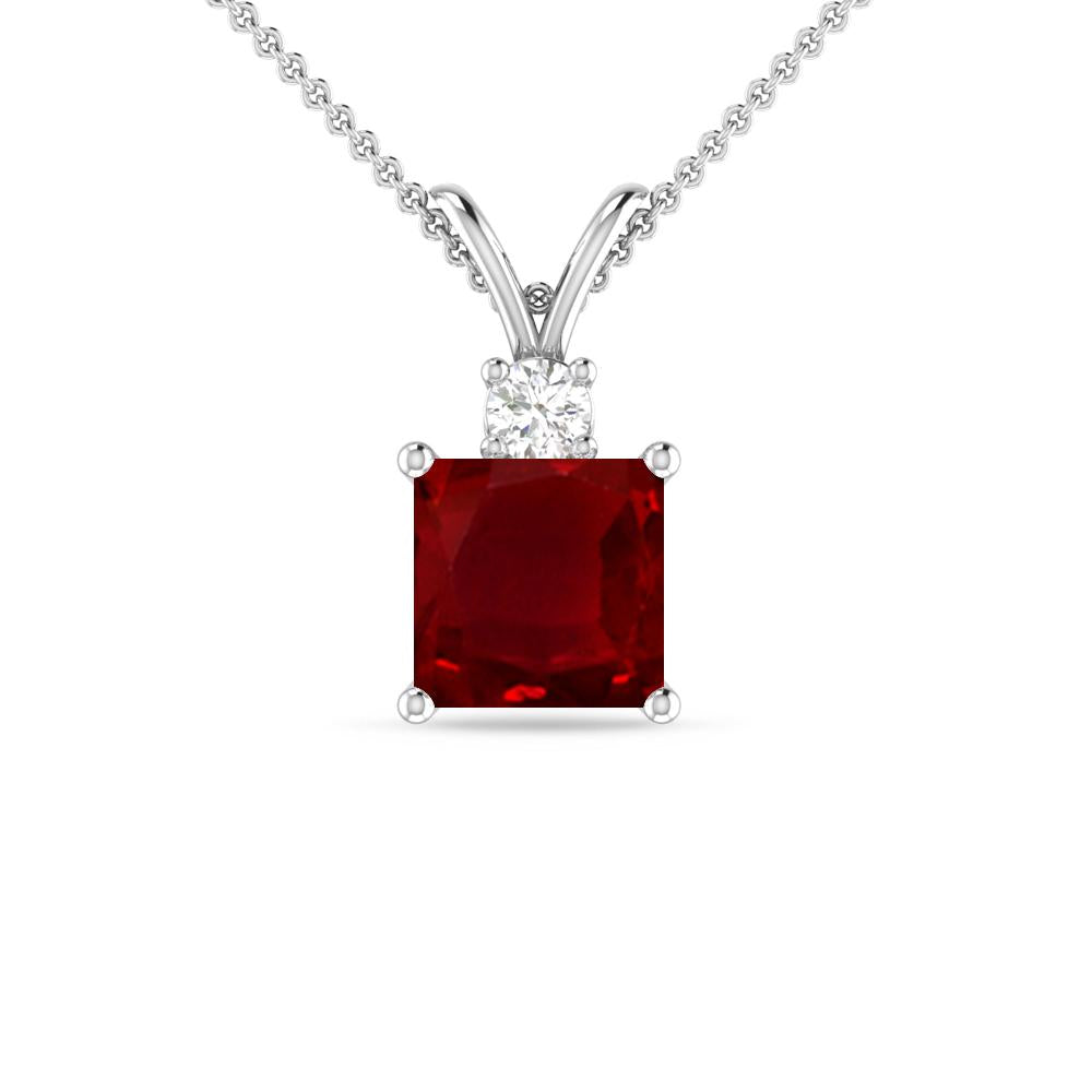 White Gold - Ruby