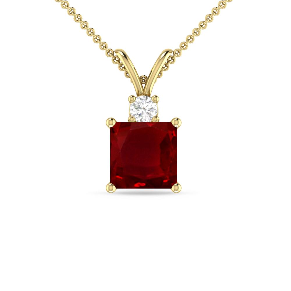 Yellow Gold - Ruby