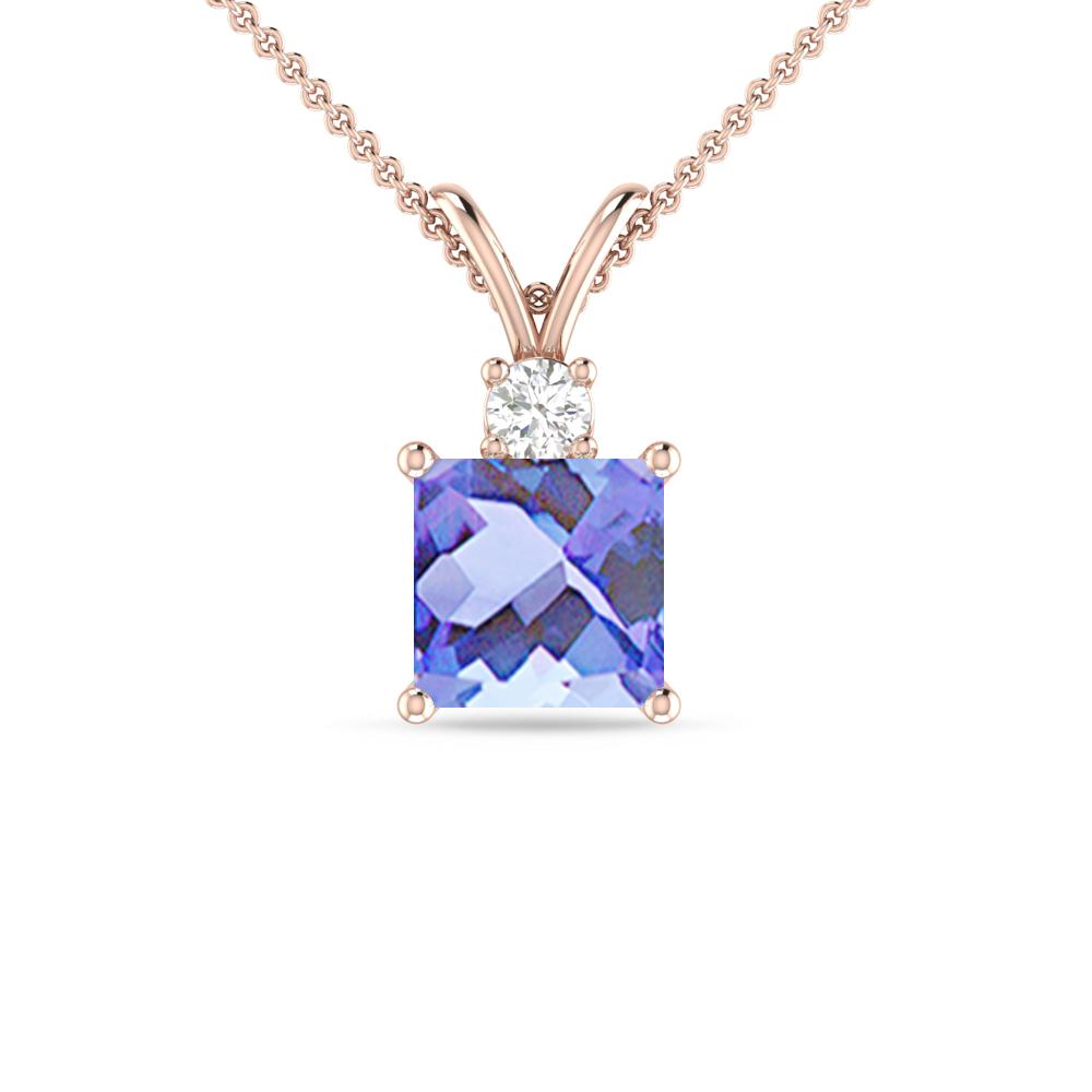 Rose Gold - Tanzanite