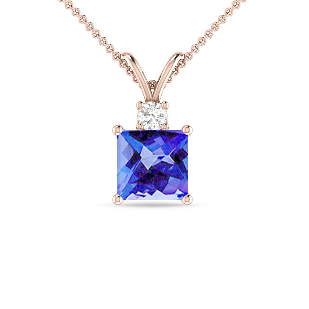 Rose Gold - Tanzanite