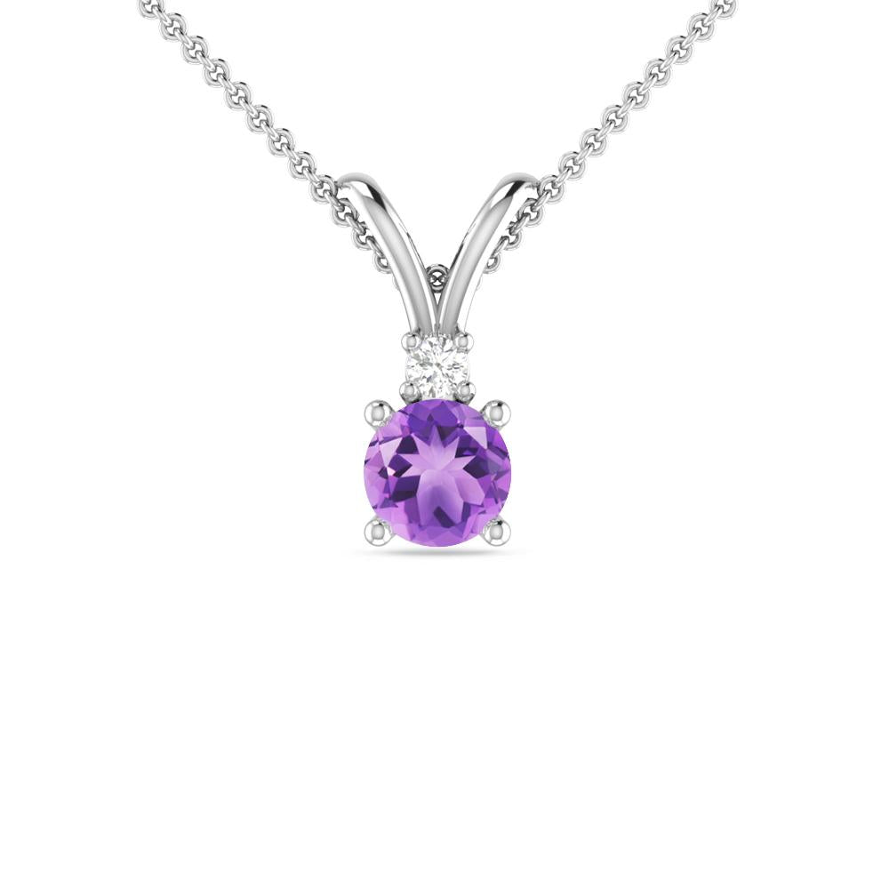 White Gold - Amethyst