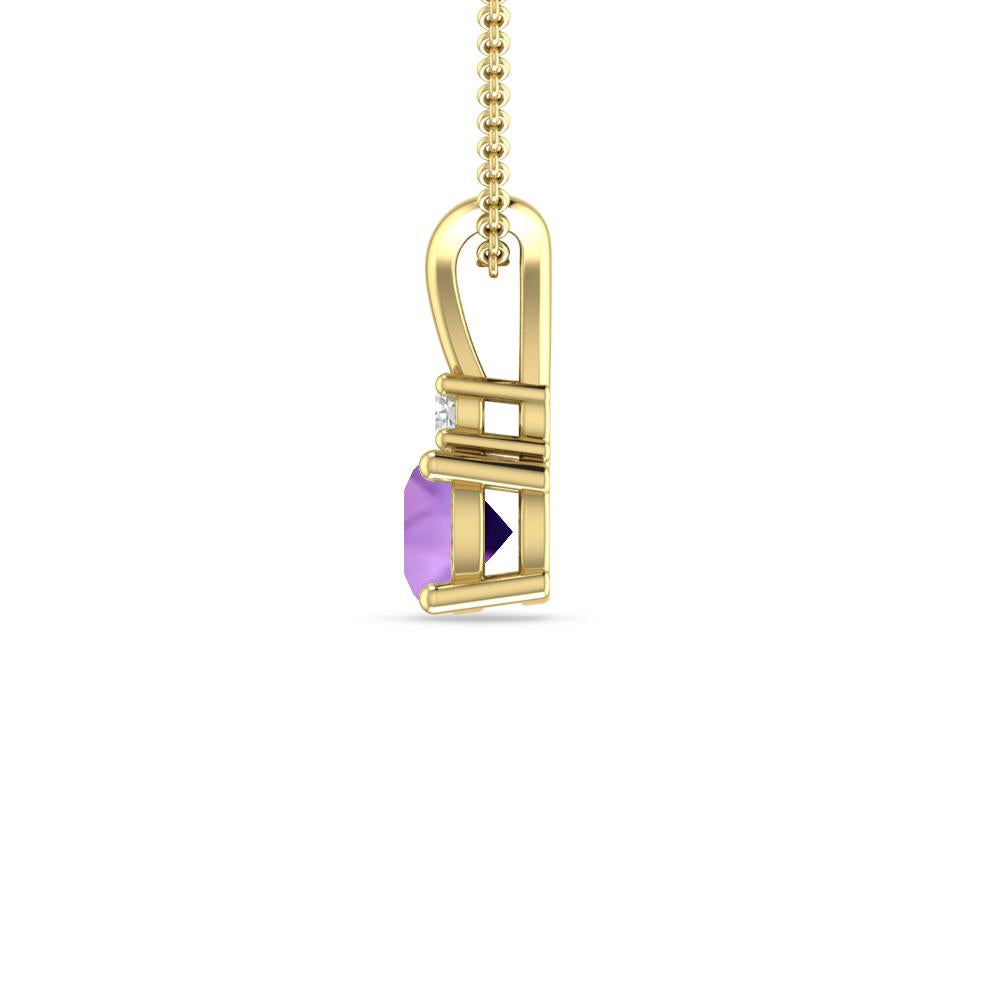 Yellow Gold - Amethyst