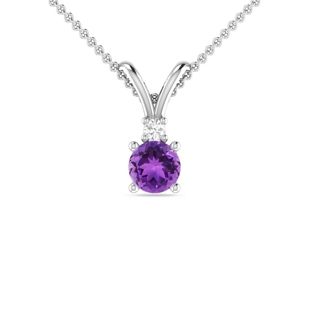 White Gold - Amethyst