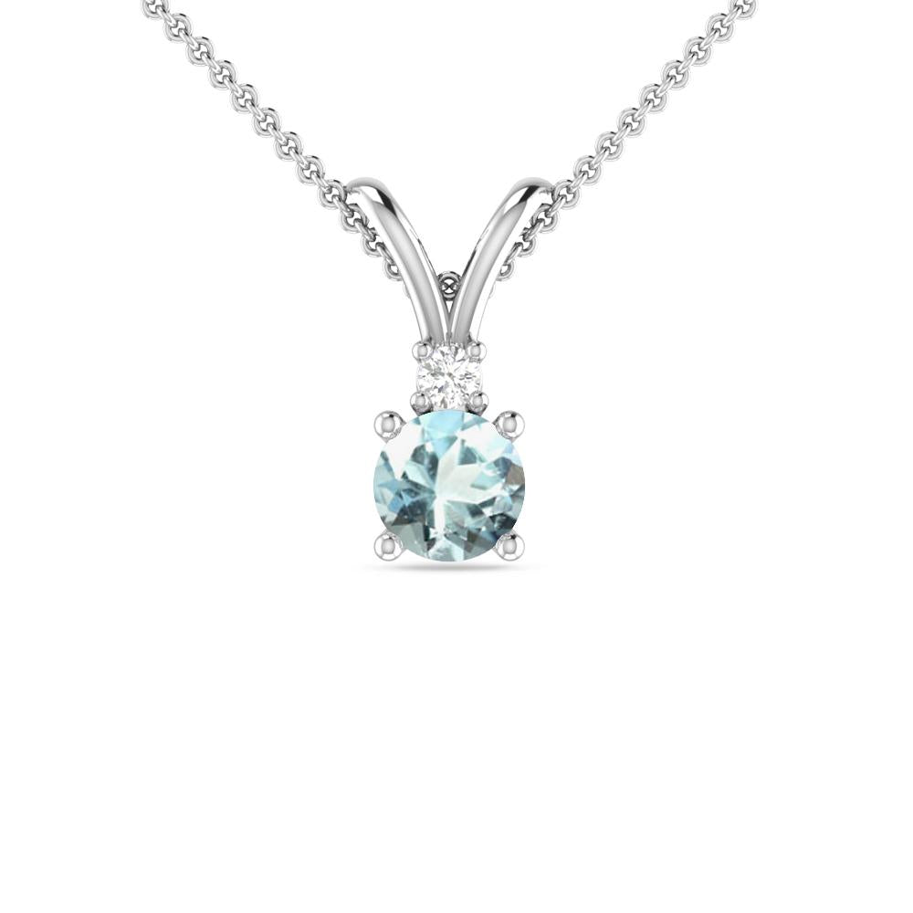 White Gold - Aquamarine