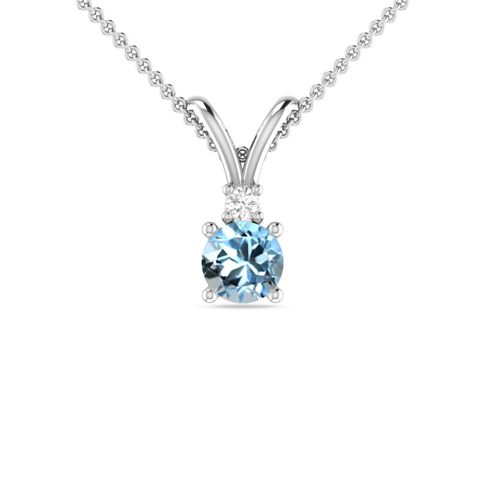 White Gold - Aquamarine