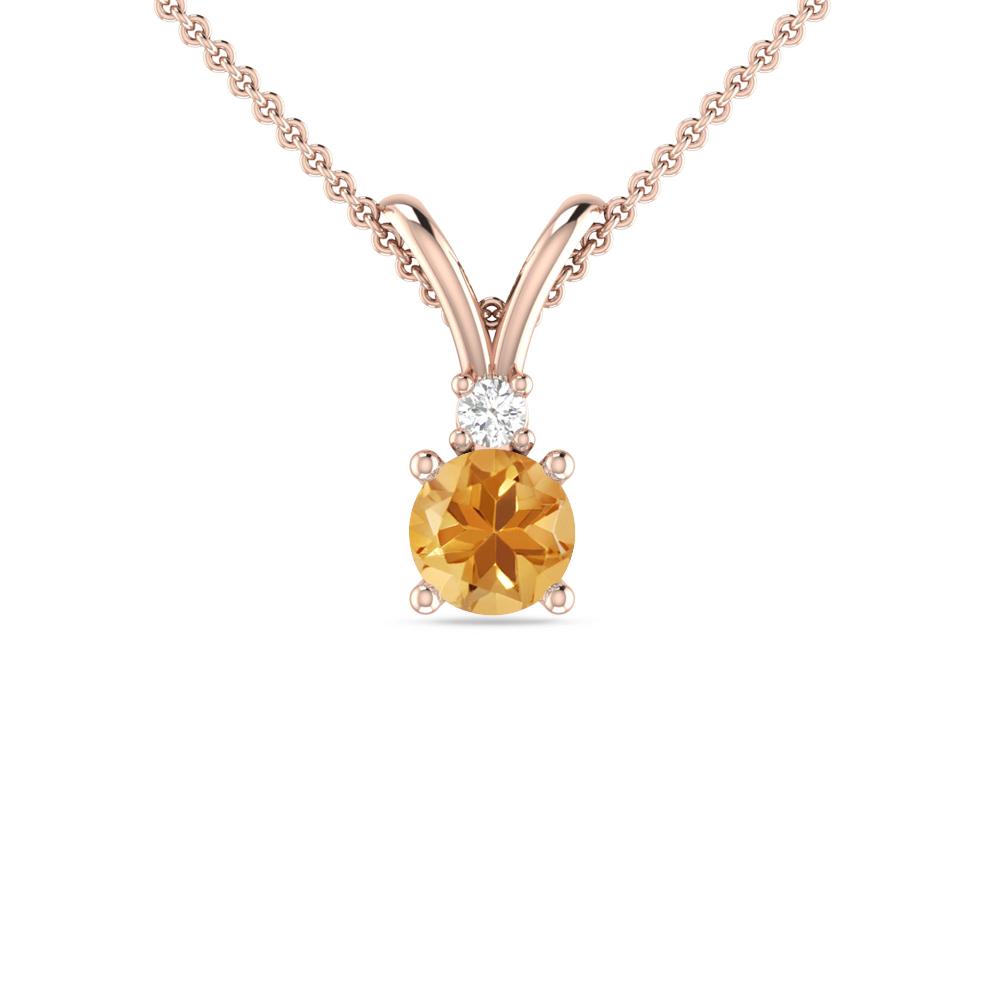 Rose Gold - Citrine