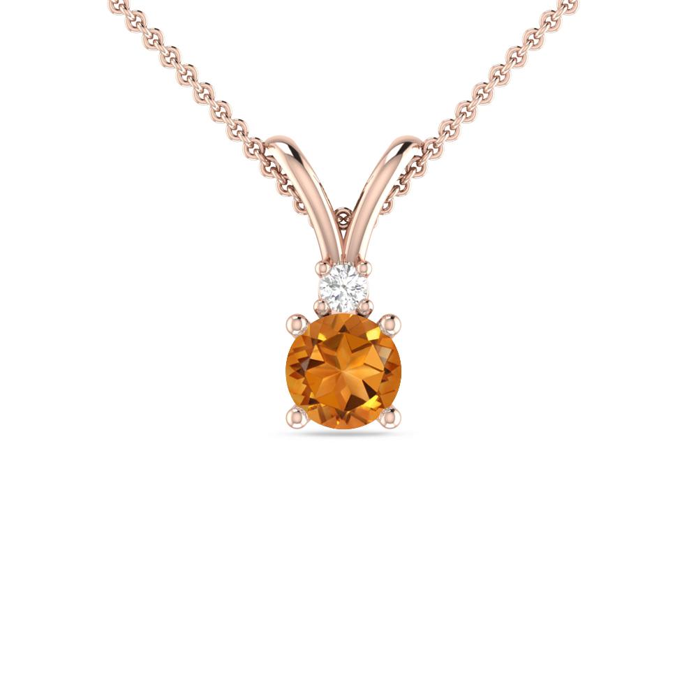 Rose Gold - Citrine