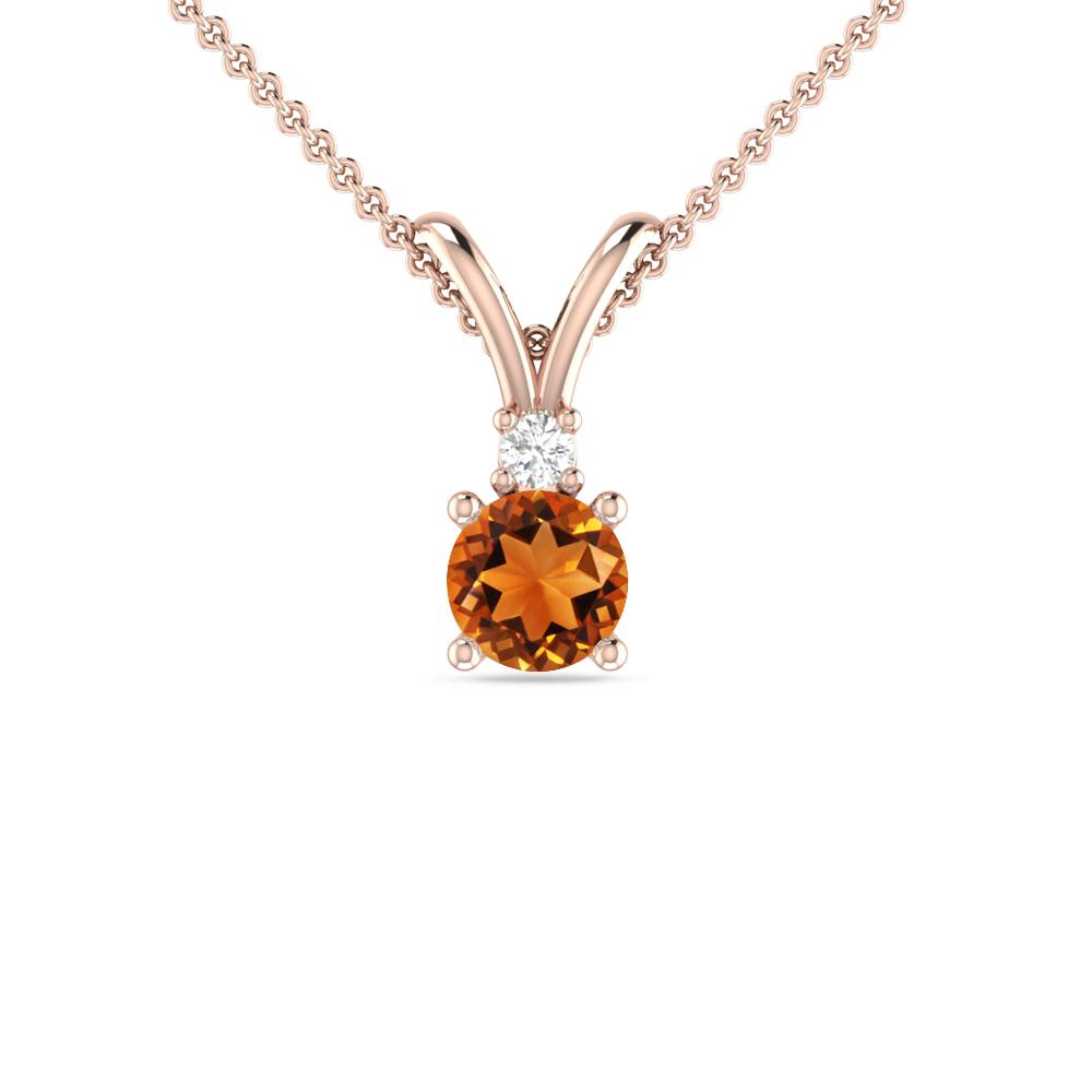 Rose Gold - Citrine