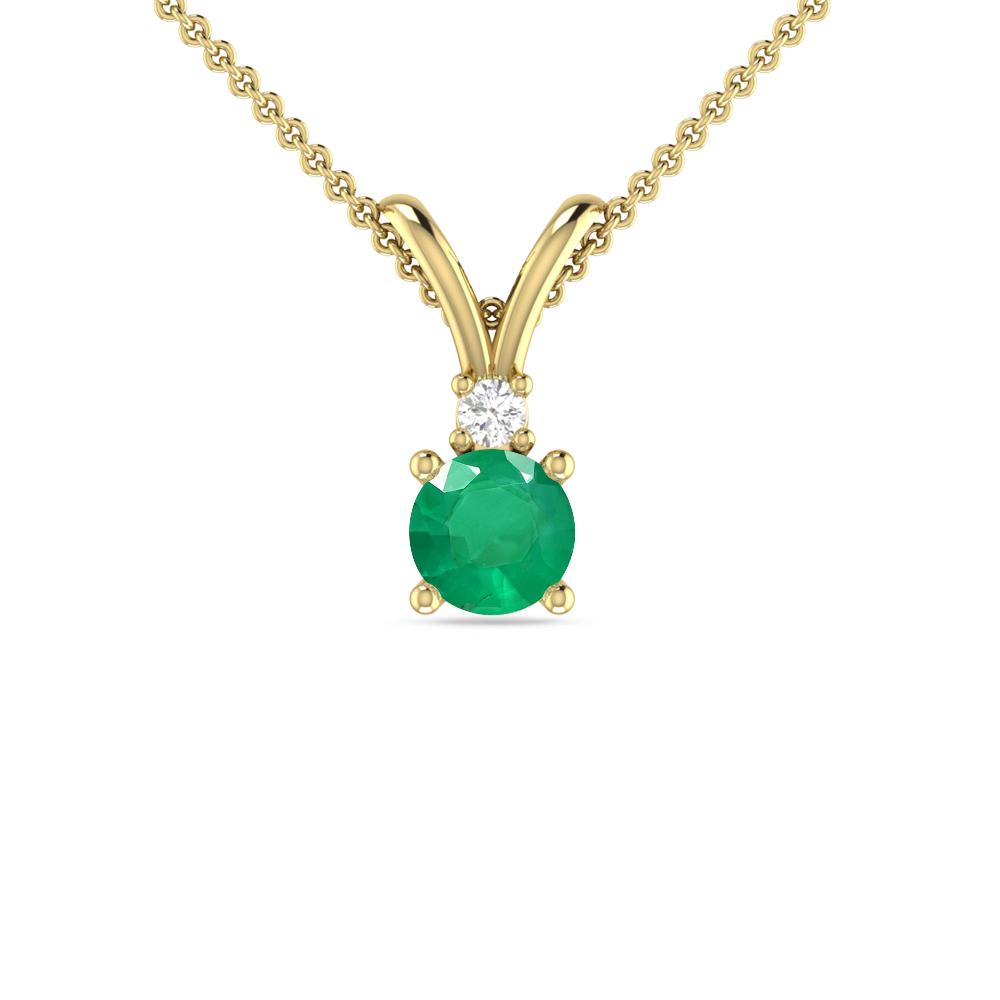 Yellow Gold - Emerald