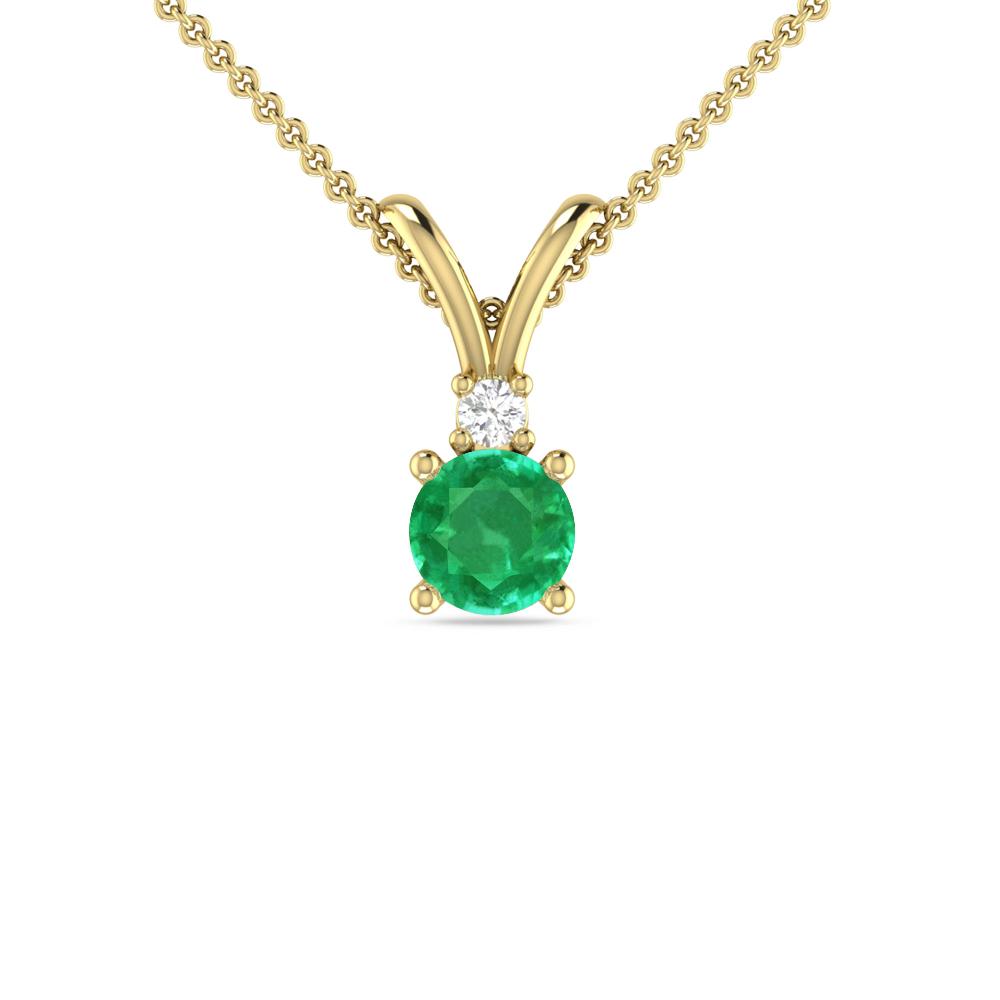 Yellow Gold - Emerald