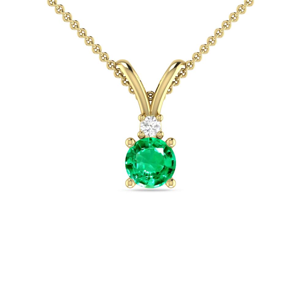 Yellow Gold - Emerald