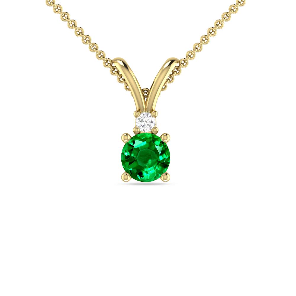 Yellow Gold - Emerald