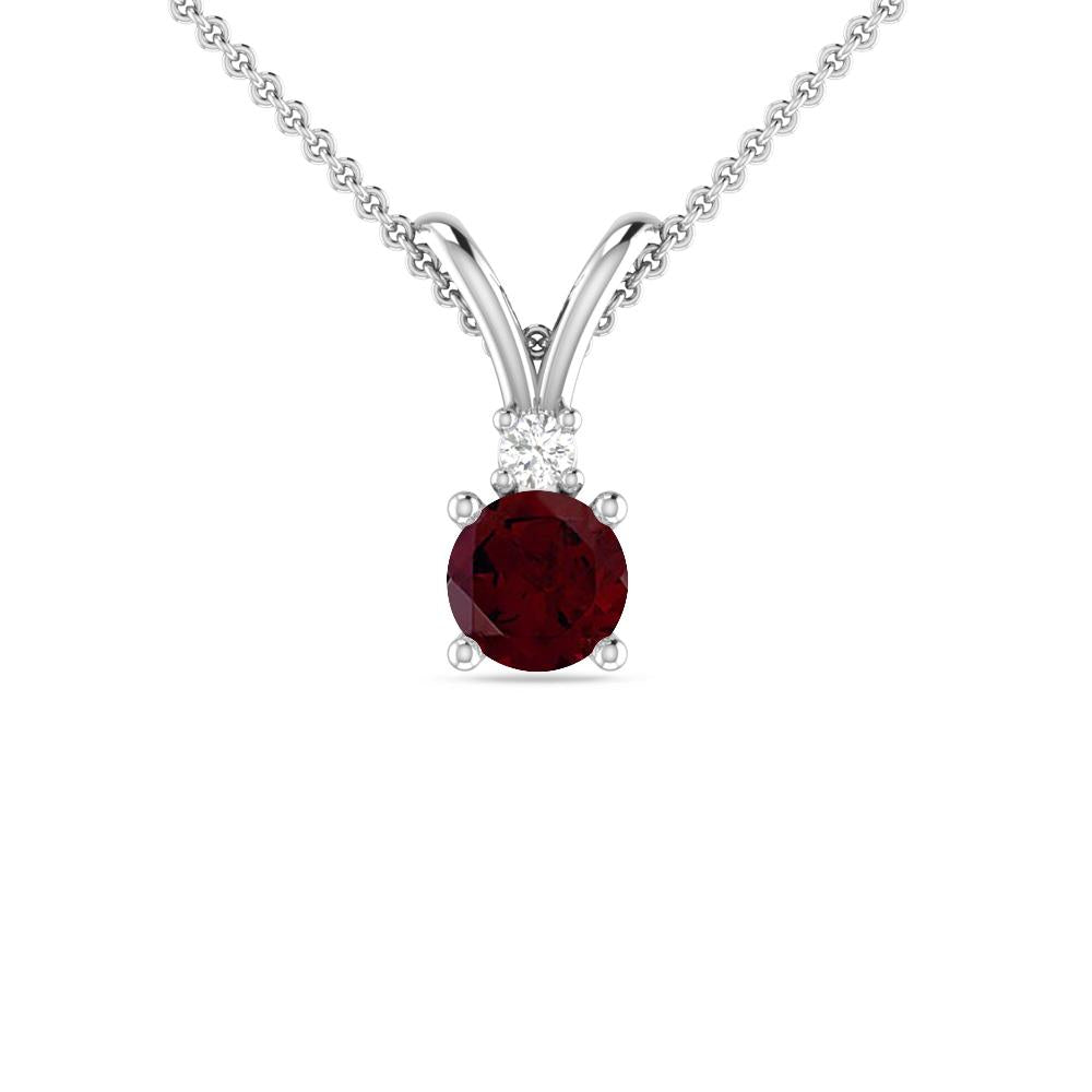 White Gold - Garnet