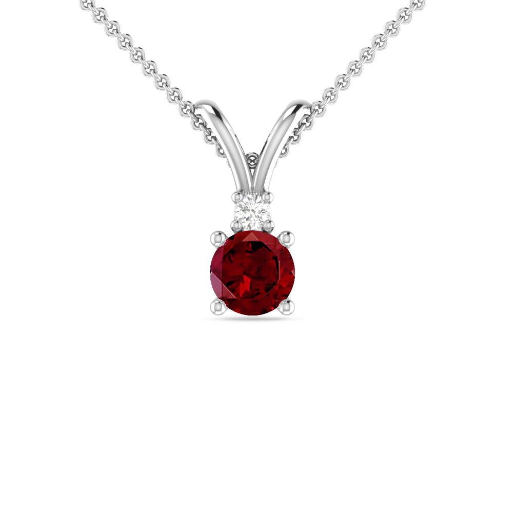 White Gold - Garnet