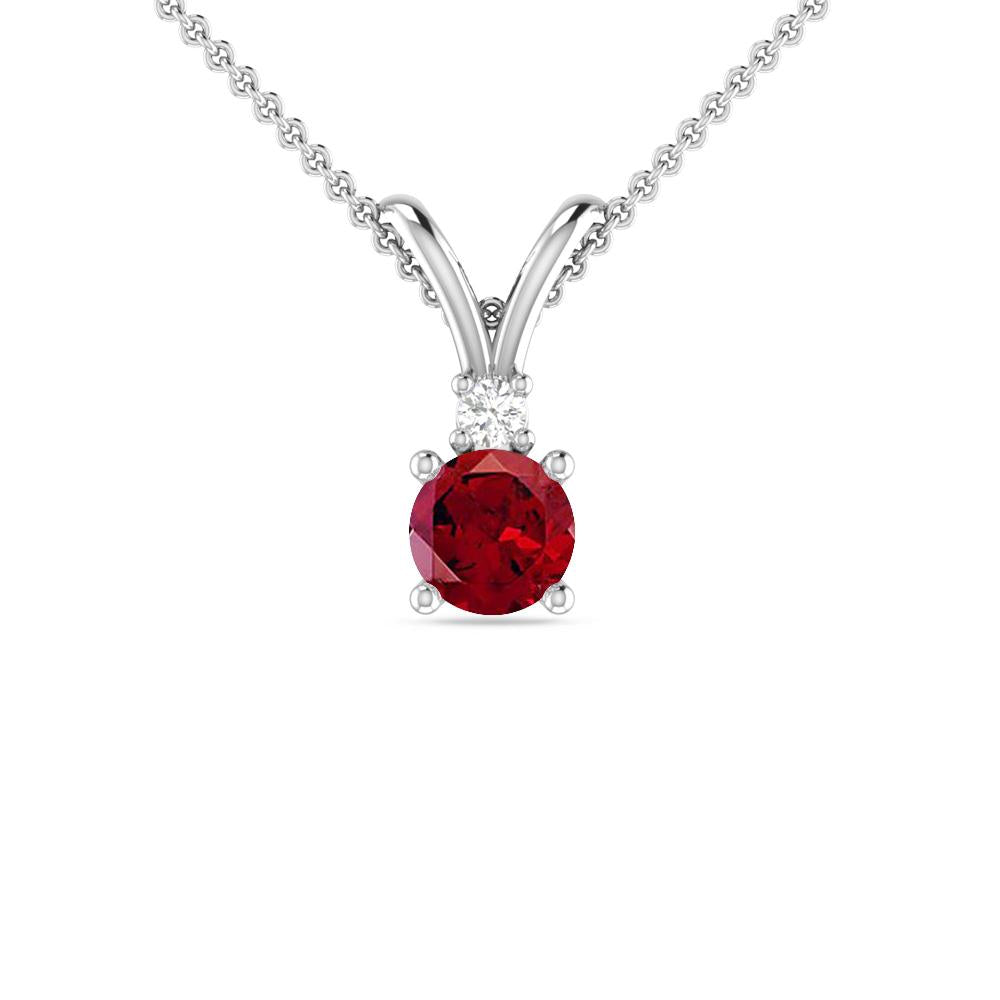 White Gold - Garnet