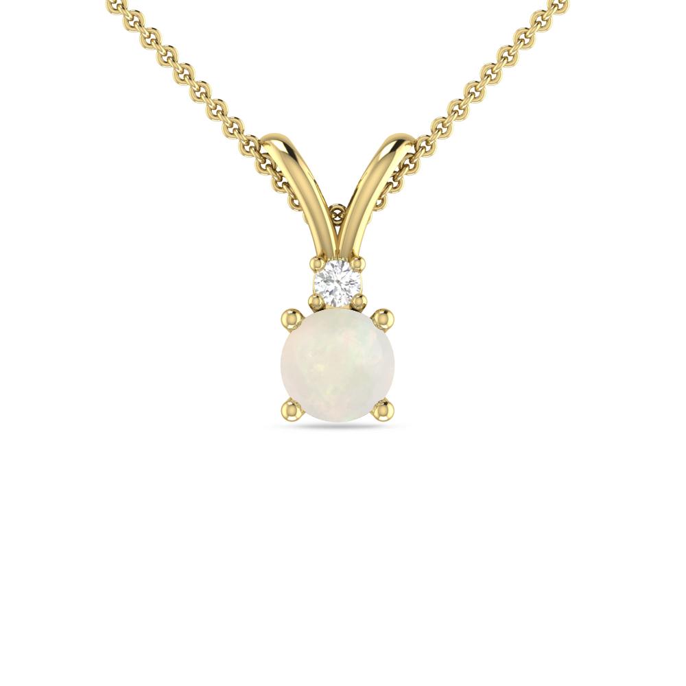 Yellow Gold - Opal