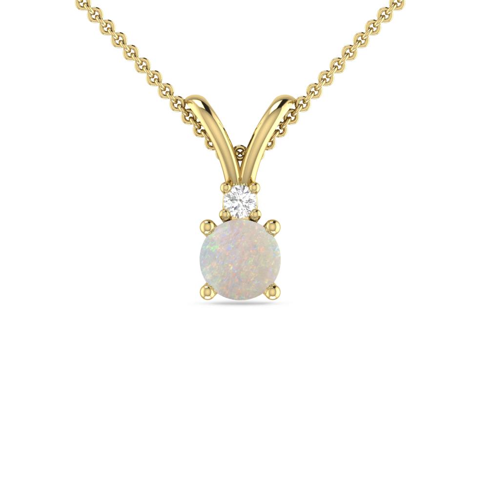 Yellow Gold - Opal