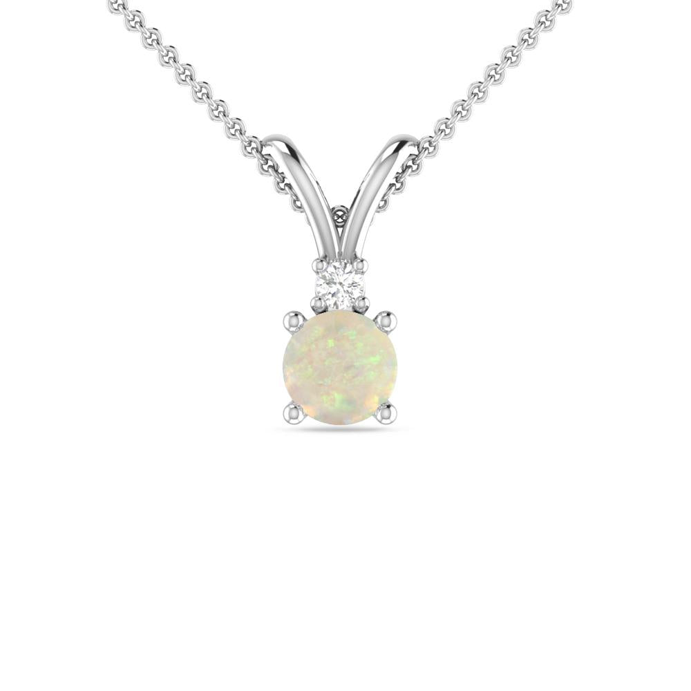 White Gold - Opal