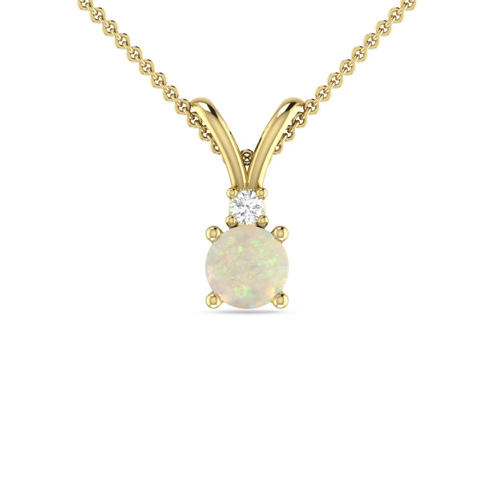 Yellow Gold - Opal