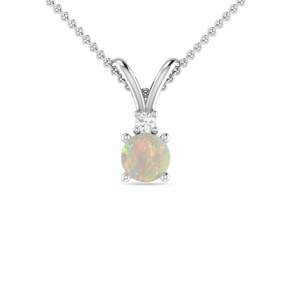 White Gold - Opal