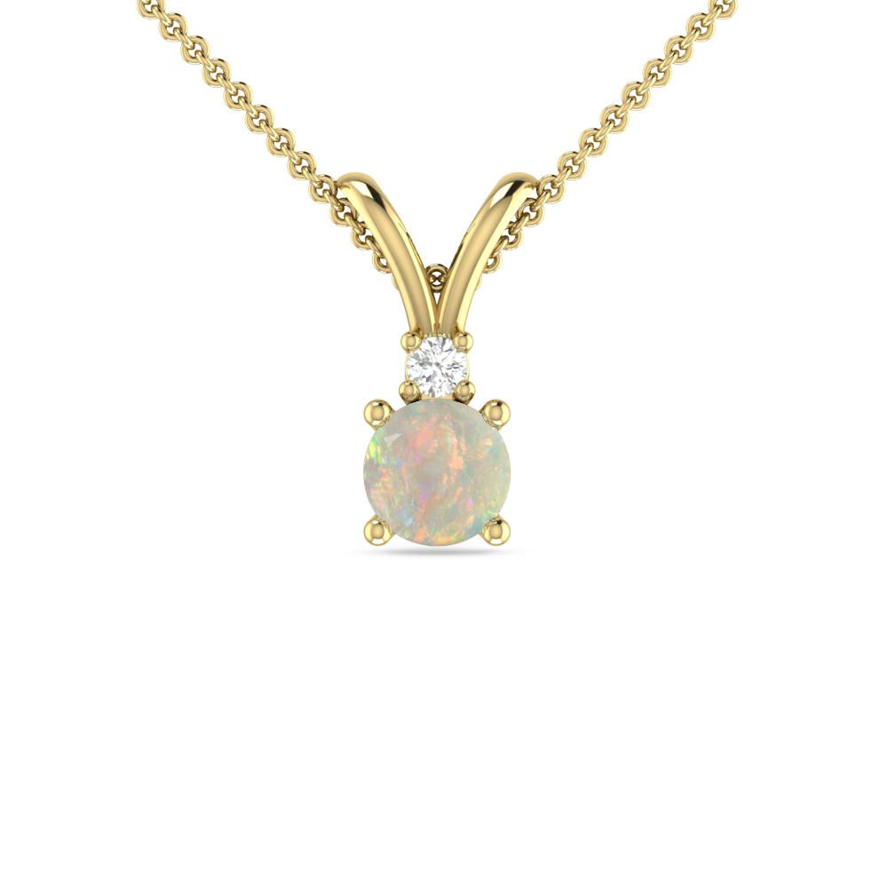 Yellow Gold - Opal