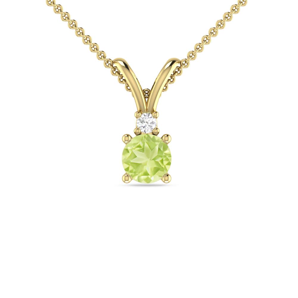 Yellow Gold - Peridot