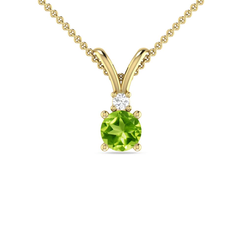 Yellow Gold - Peridot