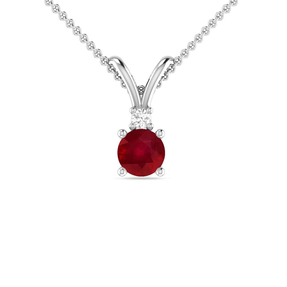 White Gold - Ruby