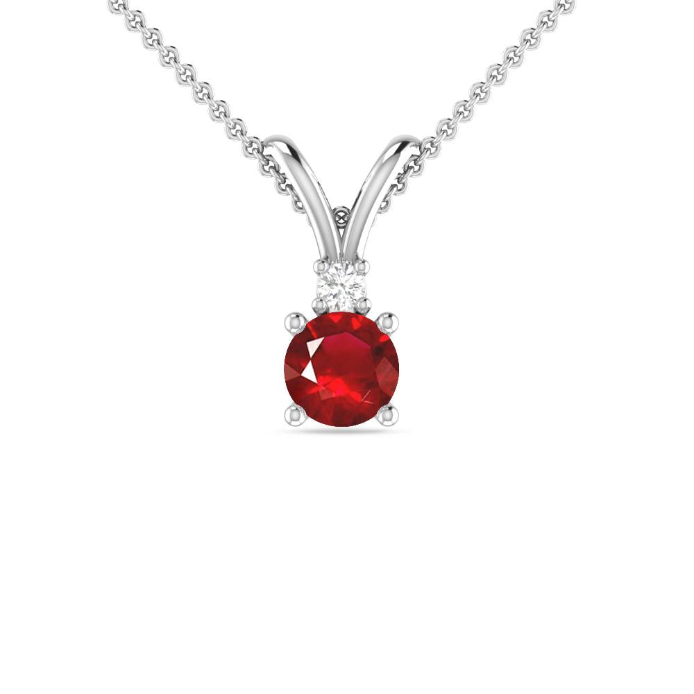 White Gold - Ruby