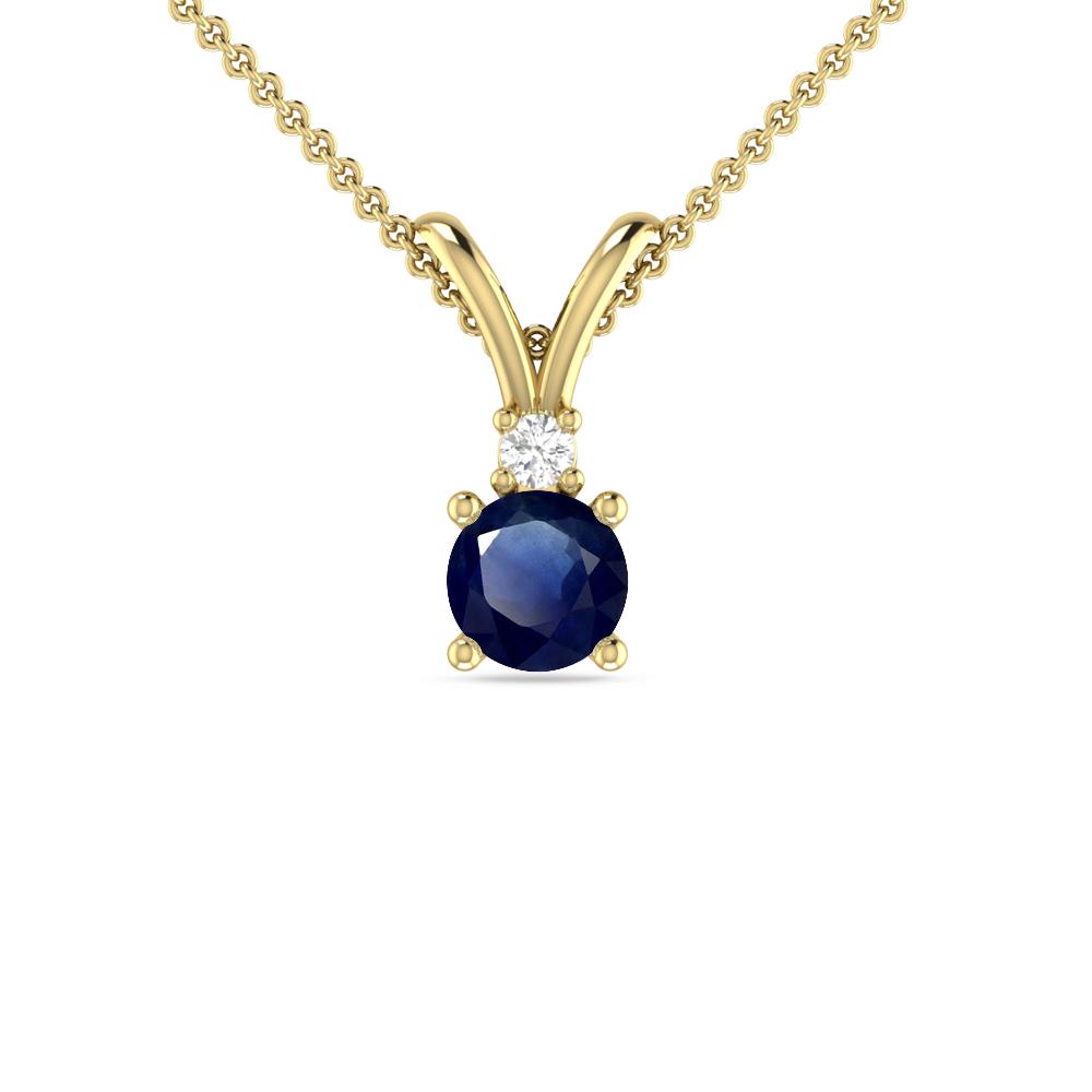 Yellow Gold - Sapphire