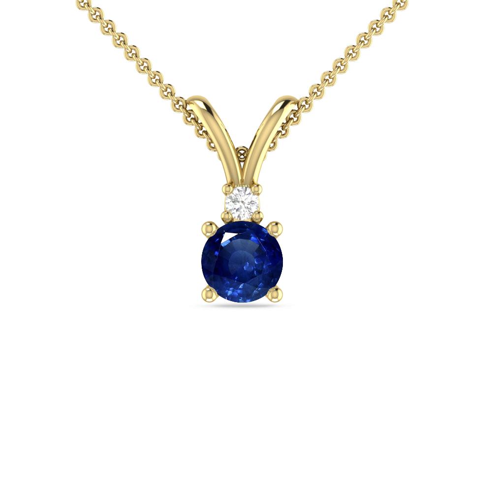 Yellow Gold - Sapphire