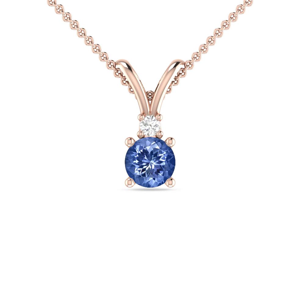 Rose Gold - Tanzanite