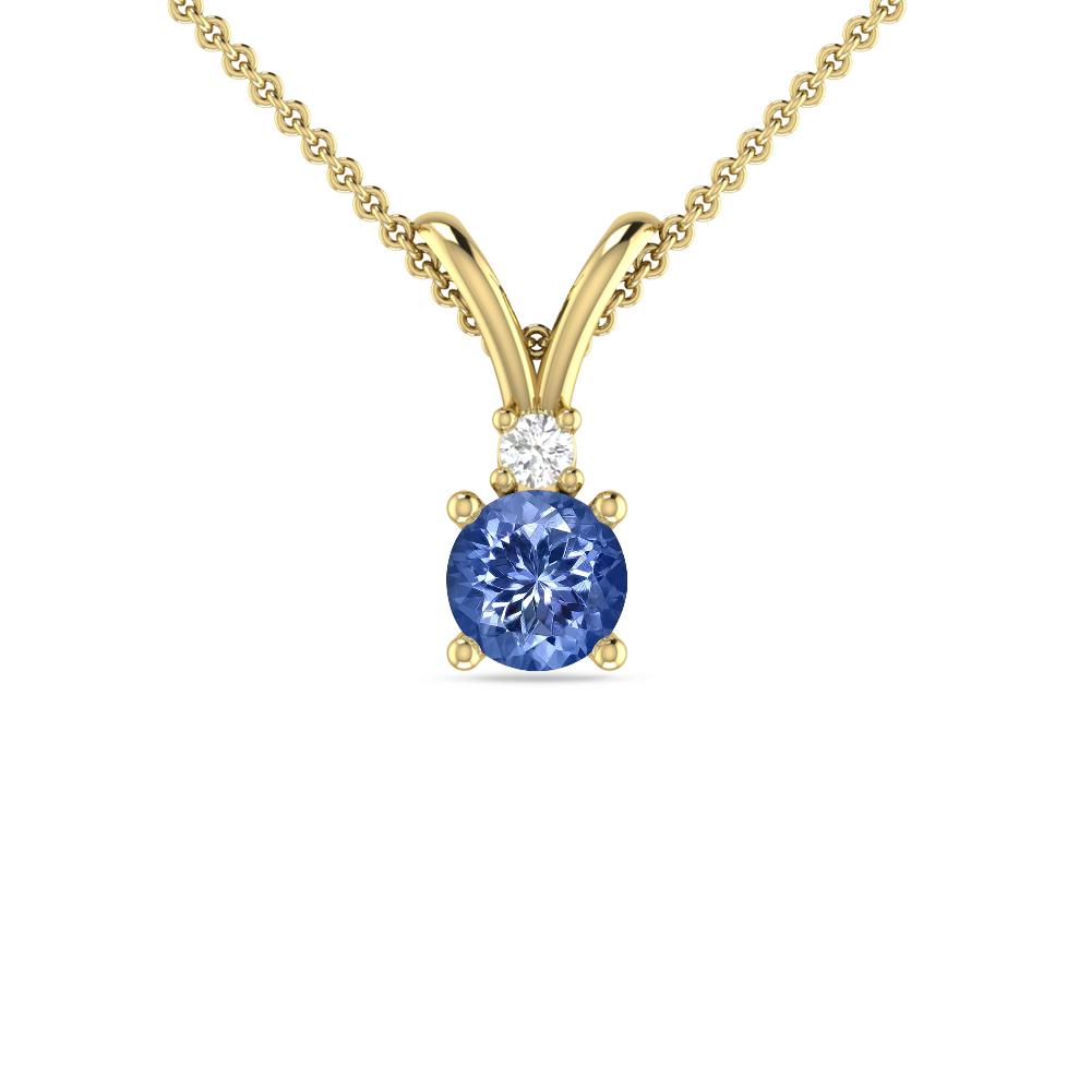 Yellow Gold - Tanzanite