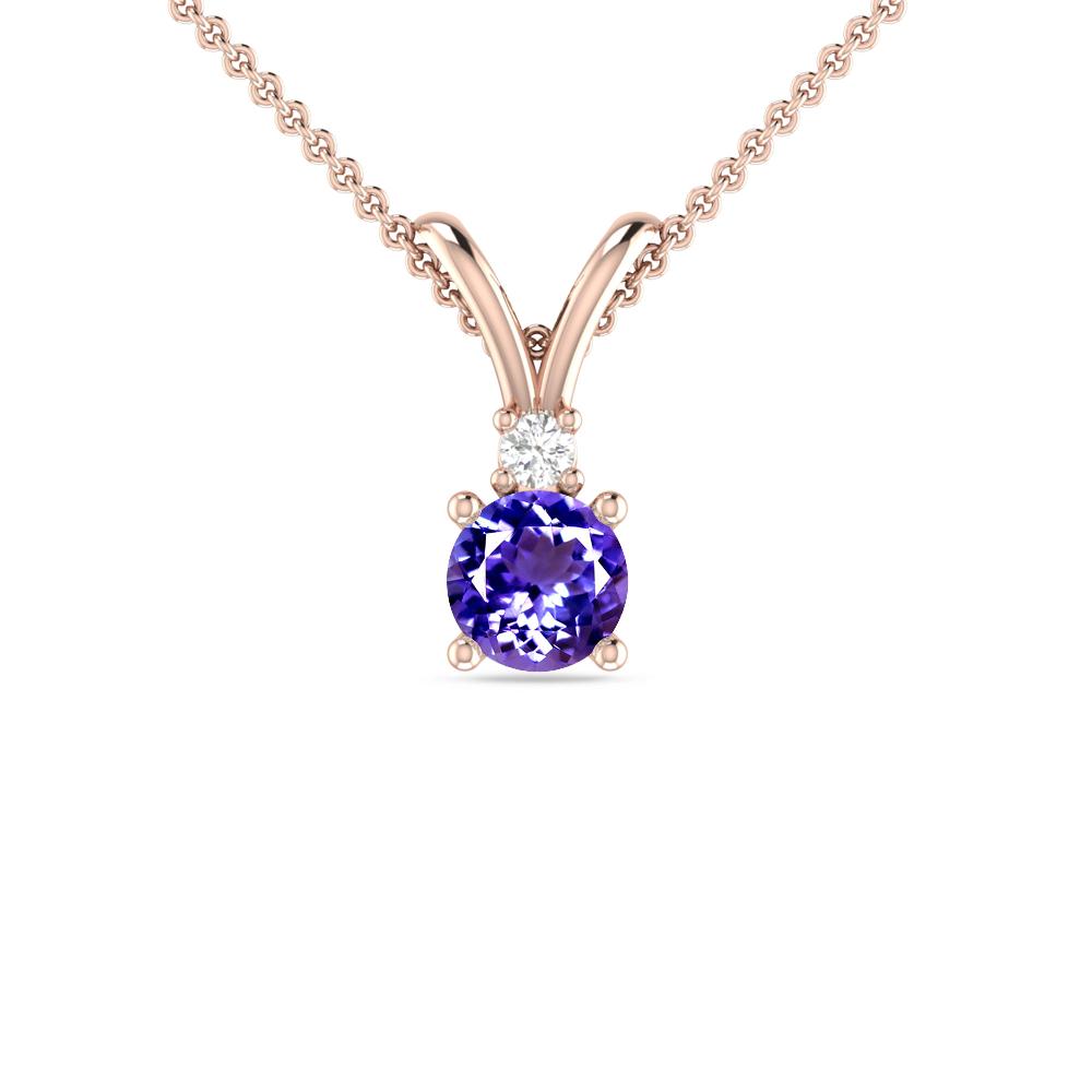 Rose Gold - Tanzanite