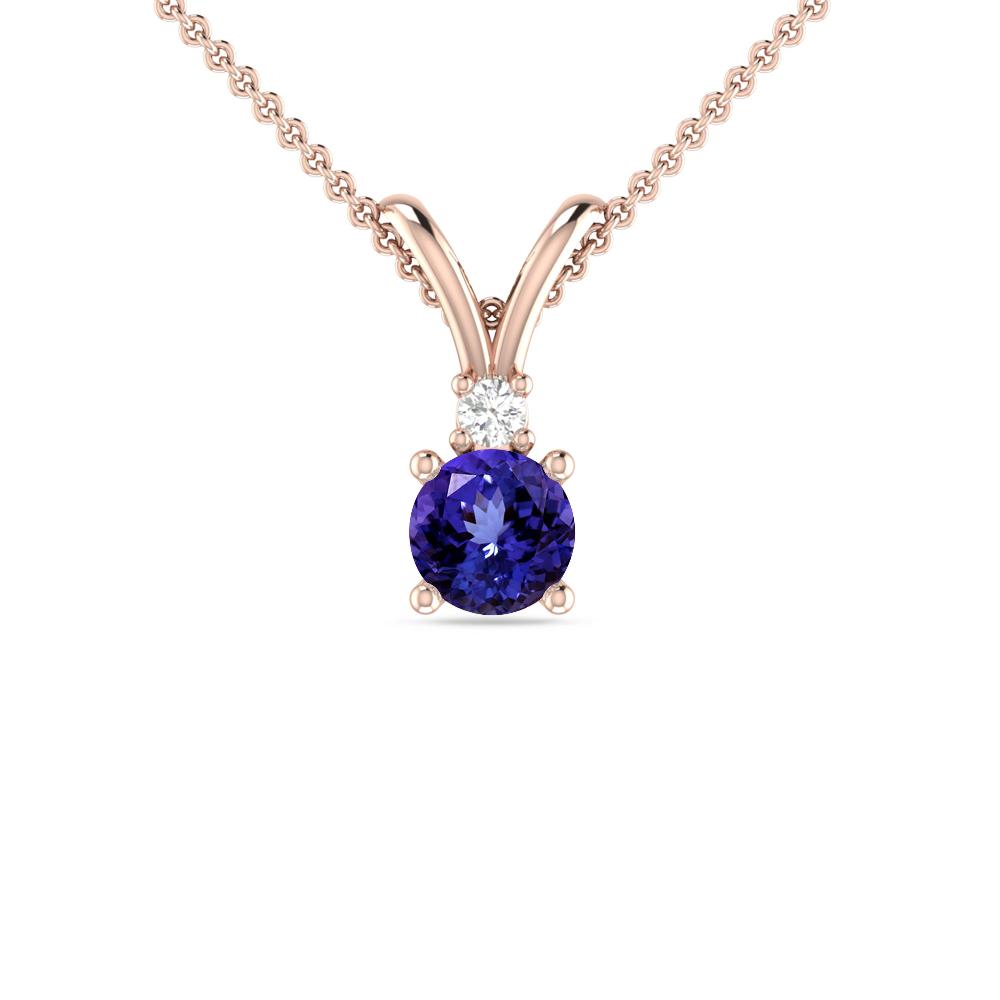 Rose Gold - Tanzanite