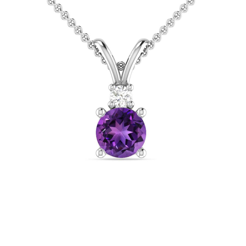 White Gold - Amethyst